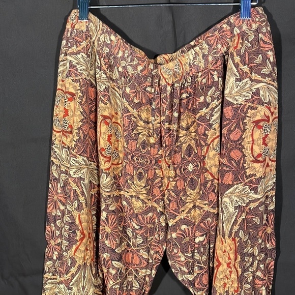 Exclusively For Signals Floral Boho Silky Lounge Pants - Picture 2 of 6